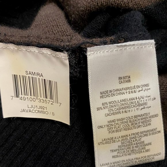 BCBGMaxAzria Cropped Cowl Neck Samira Sweater - size: Small - Picture 9 of 9